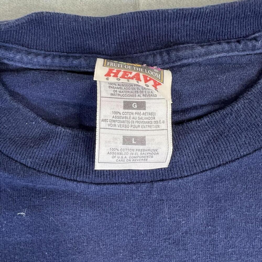 Vintage Y2K CSI Crime Scene Investigation Las Vegas T-Shirt Mens Large Navy Blue - Picture 4 of 7